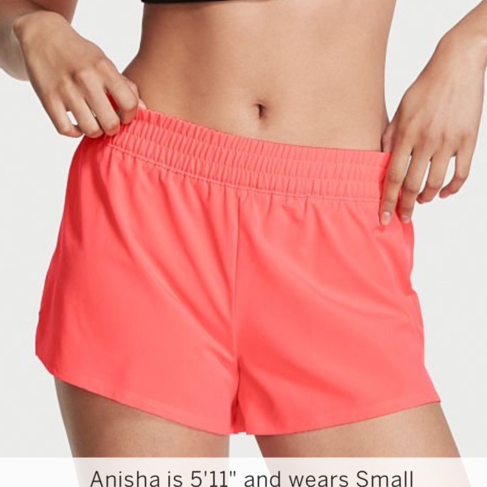 Victoria sport coral pink running shorts